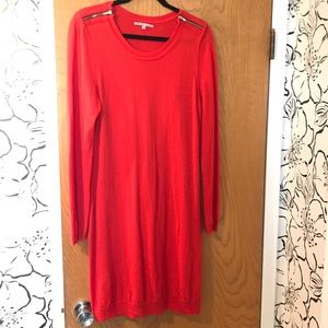 GAP, Lightweight sweater dress, zipper accents.
